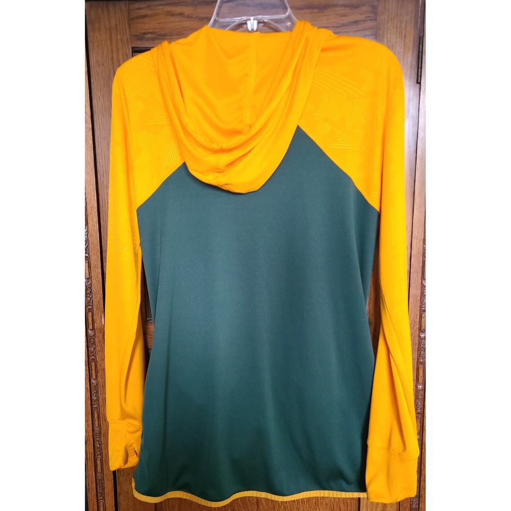 Fanatics Green Bay Packers Womens Full Zip Hoodie Green Yellow MAB6 Medium - Picture 2 of 10